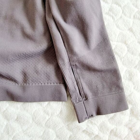 ASICS Seamless warm-up jacket gym fitted athletic hoodie zip-up lightweight M - Picture 6 of 8